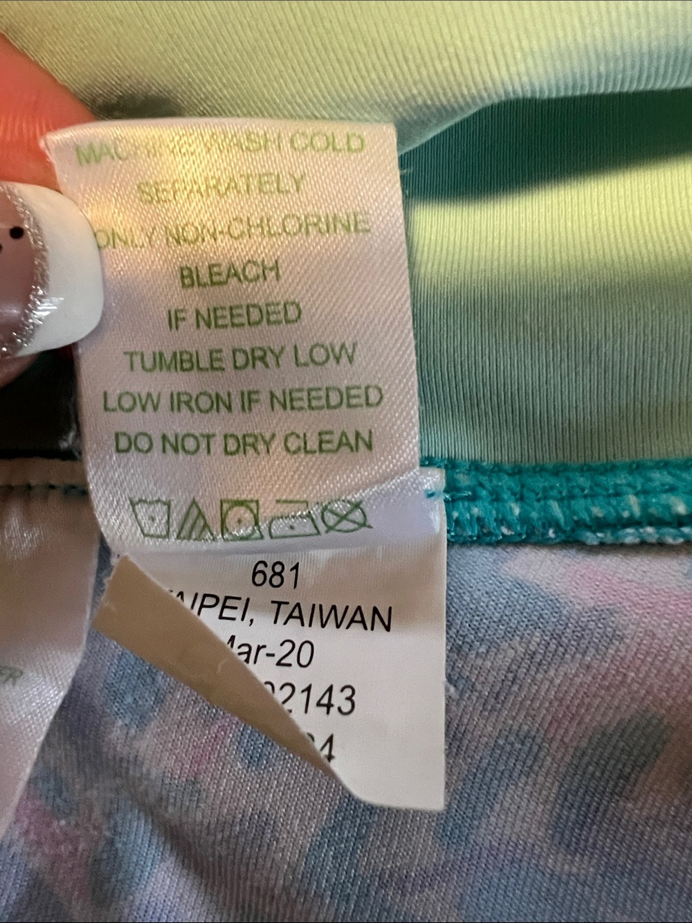 Lilly Pulitzer Luxletic Blue Pink Seashell Print Activewear Leggings - Picture 11 of 11